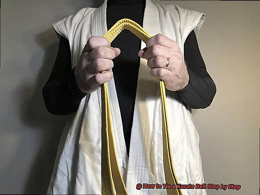 How to Tie a Karate Belt Step by Step-3