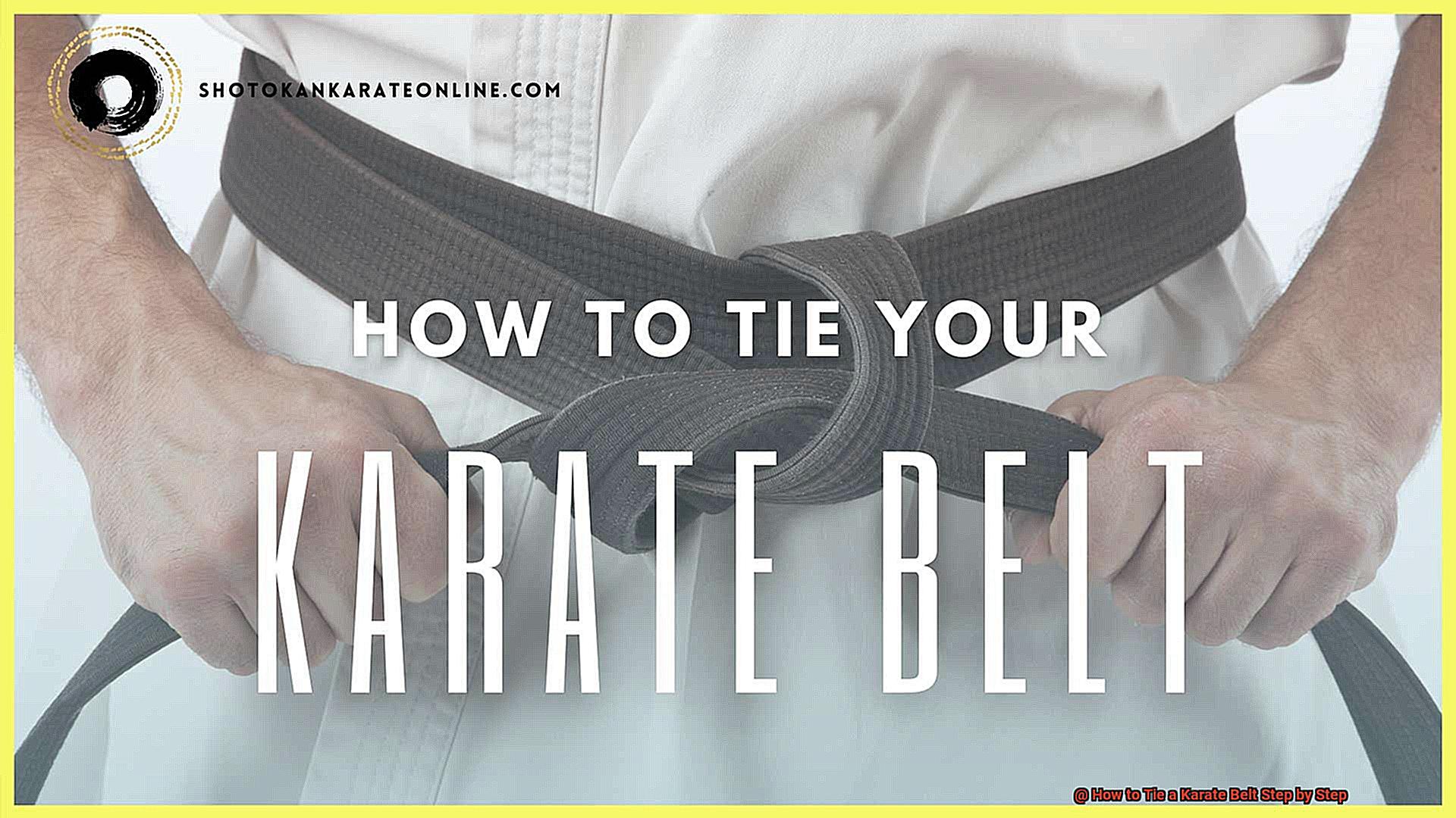 How to Tie a Karate Belt Step by Step-5