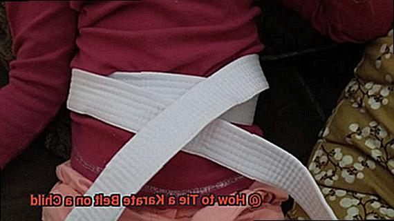 How to Tie a Karate Belt on a Child-5