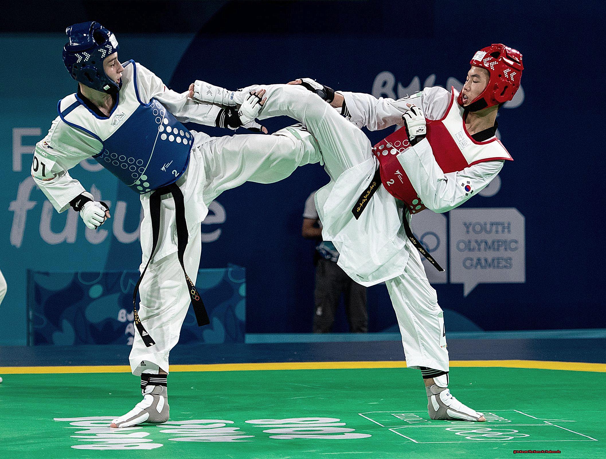 Is Karate The Same As Taekwondo-2
